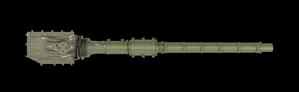 Panzer Art GB35-144 M68 Gun barrel for IDF Merkava 1&amp;amp;2 MBT 1/35 – zdjęcie 3