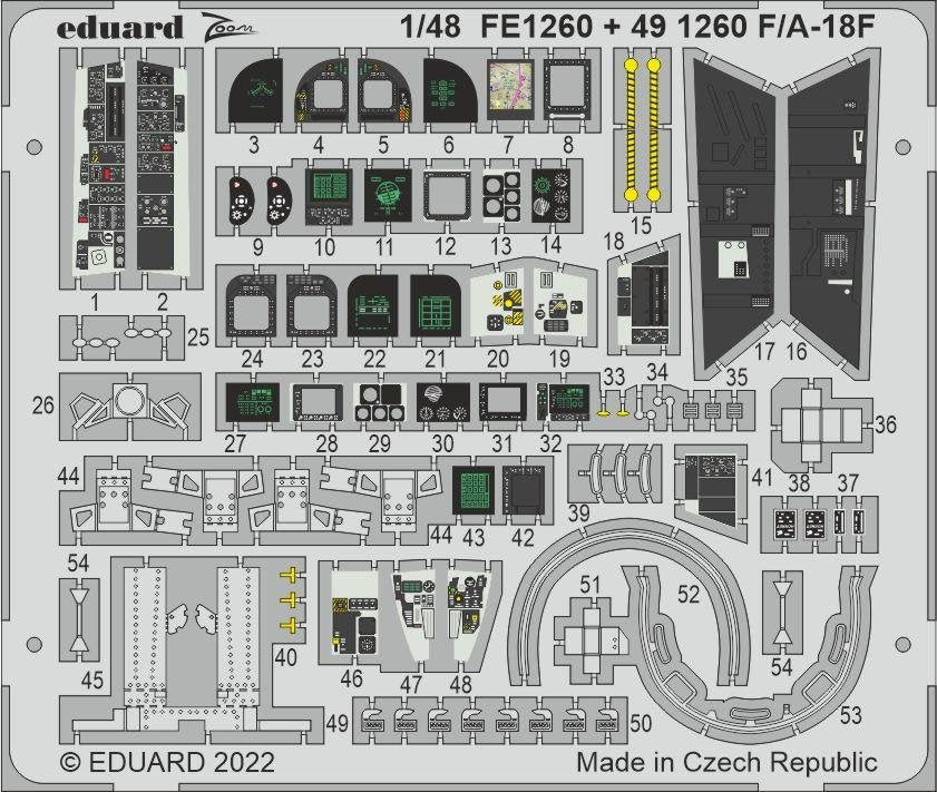 Eduard 491260 F/A-18F HOBBY BOSS 1/48 – immagine 2