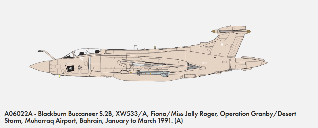 Airfix 06022A Blackburn Buccaneer S.2B GULF WAR 1/72 – imagen 2