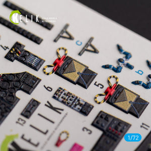 KELIK K72135 AVRO VULCAN B.2 Front cockpit - interior 3D decals for Airfix kit 1/72 – immagine 4