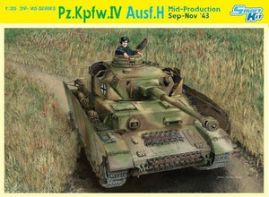 Dragon 6526 Pz.Kpfw.IV Ausf.H, Mid-Production Sep-Nov 43 1/35