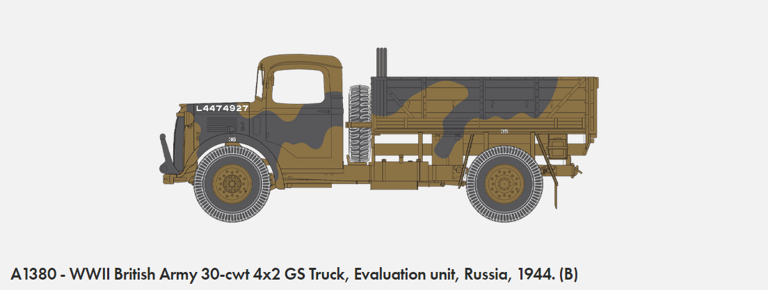 Airfix 1380 WWII British Army 30-cwt 4x2 GS Truck 1/35 – imagen 8