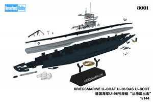 Neverland Hobby 8001 KRIEGSMARINE U-BOAT U-96 DAS U-BOOT 1/144 – immagine 2