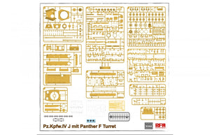 Rye Field Model 5068 Pz.Kpfw.IV J mit Panther F Turret 1/35 – immagine 2