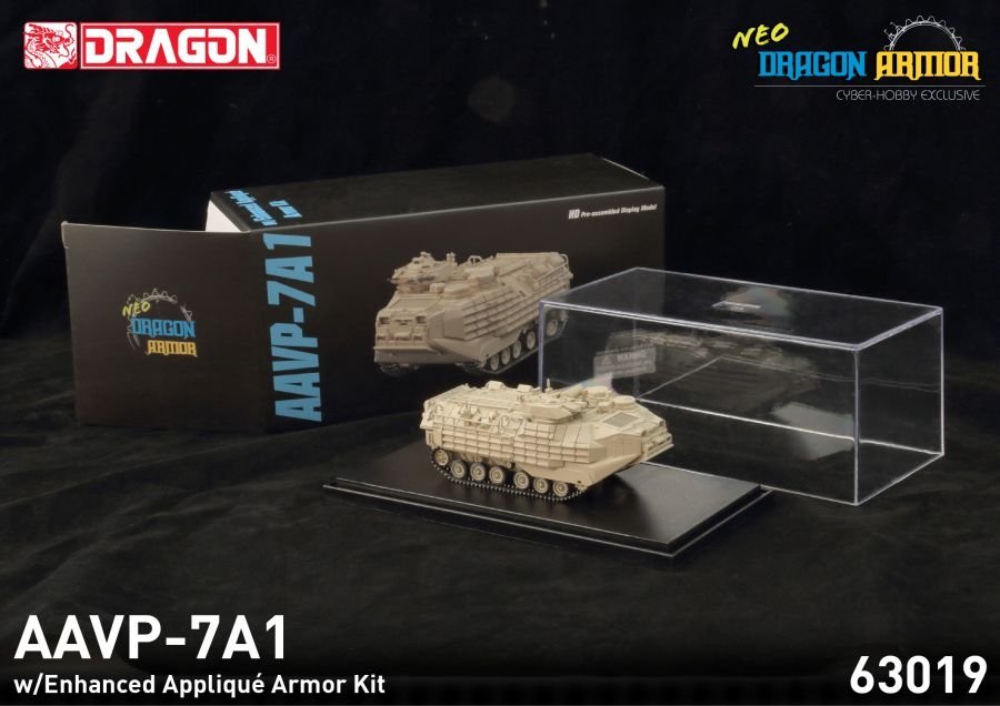 Dragon Armor 63019 AAVP-7A1 w/Enhanced Applique Armor Kit 1/72