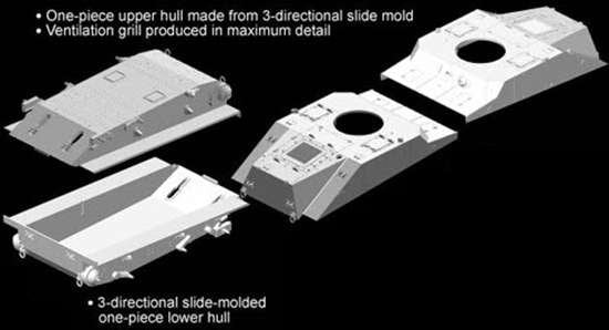 Dragon 7486 IJN Type 2 Amphibious Tank (Ka-Mi) w/Floating Pontoons 1/72 – imagen 4