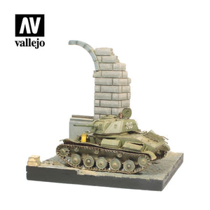 Vallejo SC003 Diorama Zniszczony budynek europejski 1/35