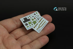 Quinta Studio QD48250 H75 M/N/O Hawk 3D-Printed &amp;amp; coloured Interior on decal paper (Clear Prop) 1/48 – imagen 9