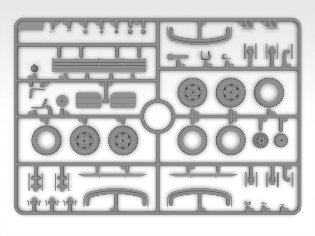 ICM 35593 G7107 WWII Army Truck 1/35 – immagine 9
