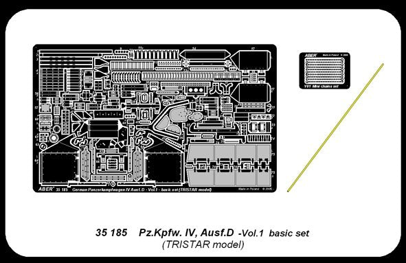 Aber 35185 German medium tank Pz.Kpfw. IV, Ausf. D - vol.1 - basic set 1/35 – Bild 4