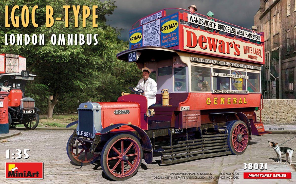 MiniArt 38021 LGOC B-TYPE LONDRES OMNIBUS 1/35