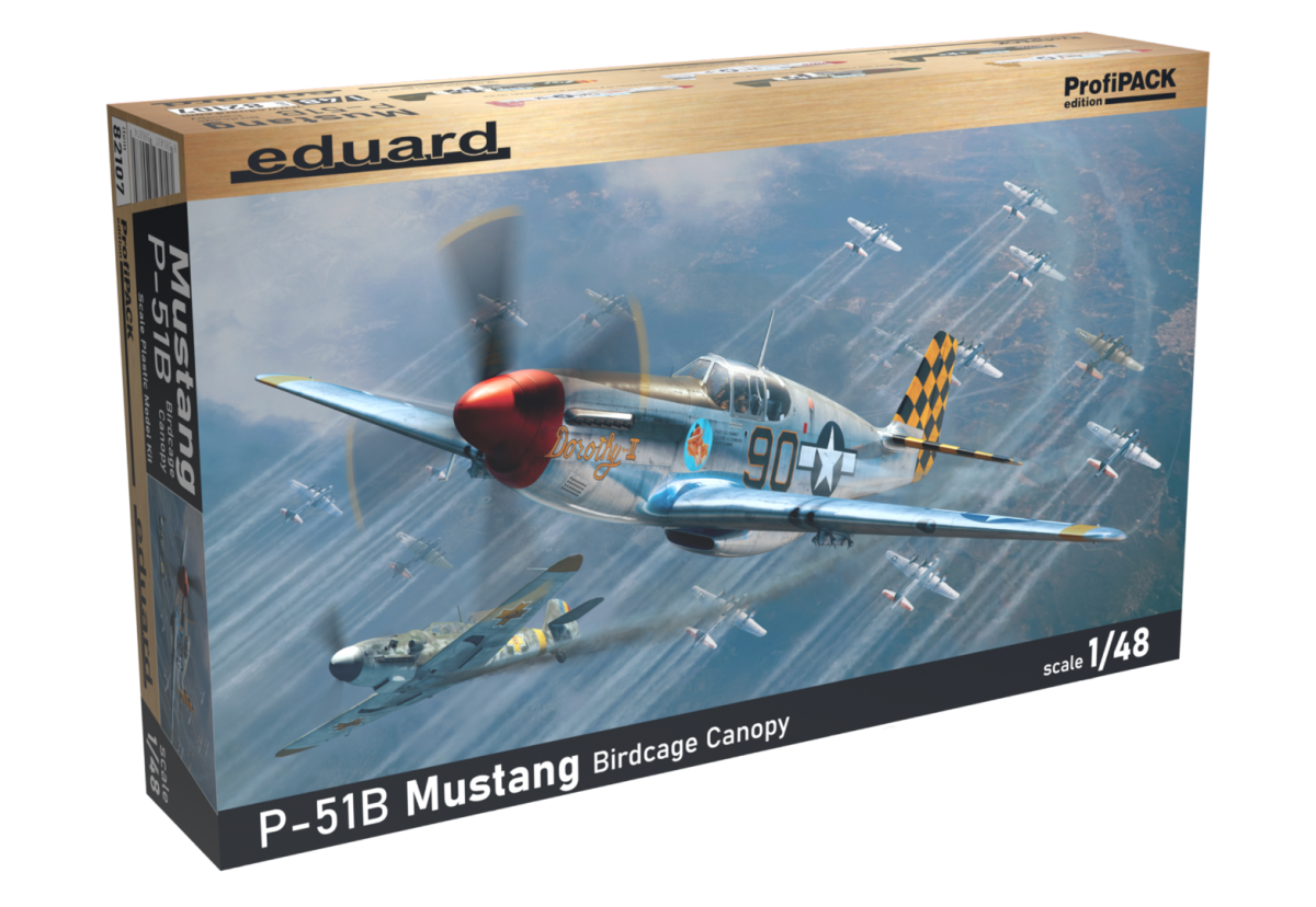 Eduard 82107 P-51B Mustang Birdcage canopy 1/48