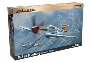 Eduard 82107 P-51B Mustang Birdcage canopy 1/48