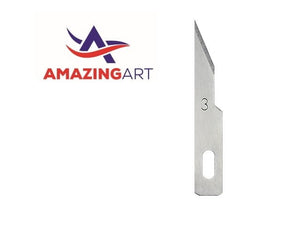 Lames de rechange Amazing Art 19878 n° 3 (paquet de 10)