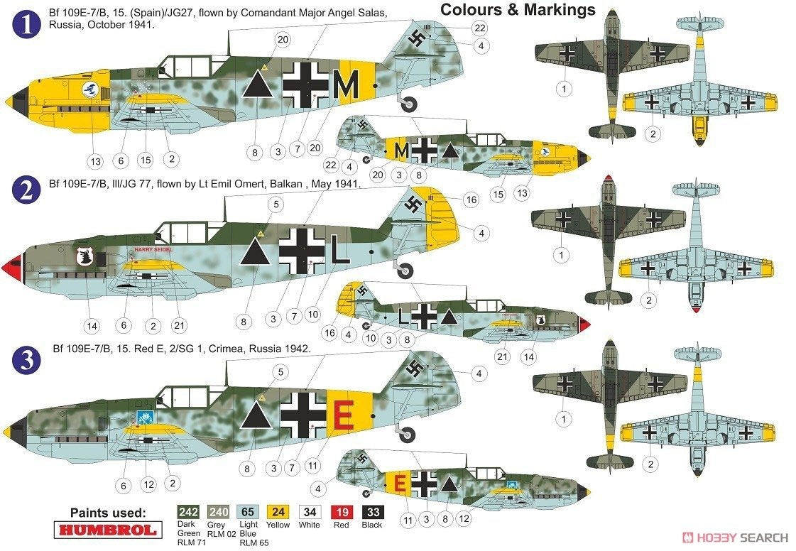 AZ Model AZ7659 Messerschmitt Bf.109E-7 1/72 – zdjęcie 2