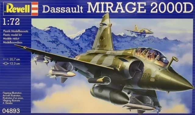 Revell 04893 Dassault MIRAGE 2000D 1/72