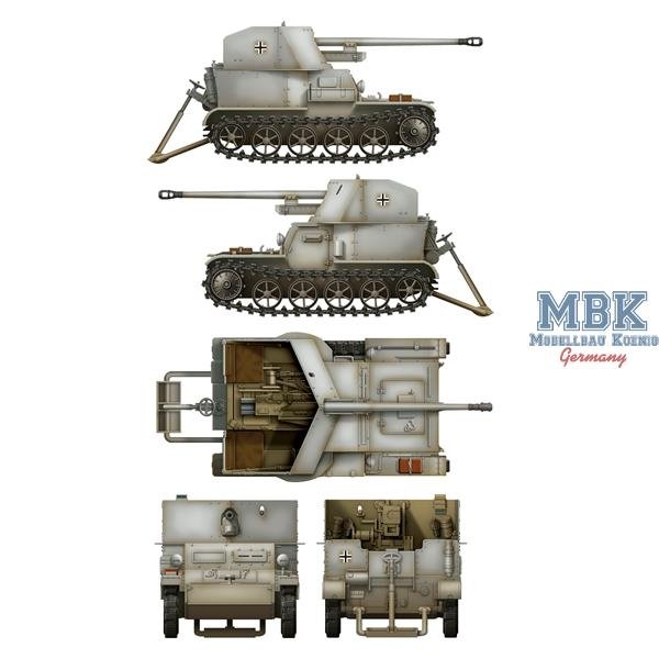 Das Werk DW35017 Pz.Sfl. Ia - 5cm Pak 38 auf gp. Mun Schlepper 1/35 – zdjęcie 3