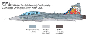 Italeri 2664 JAS-39D GRIPEN TWIN SEATER 1/48 – imagen 5