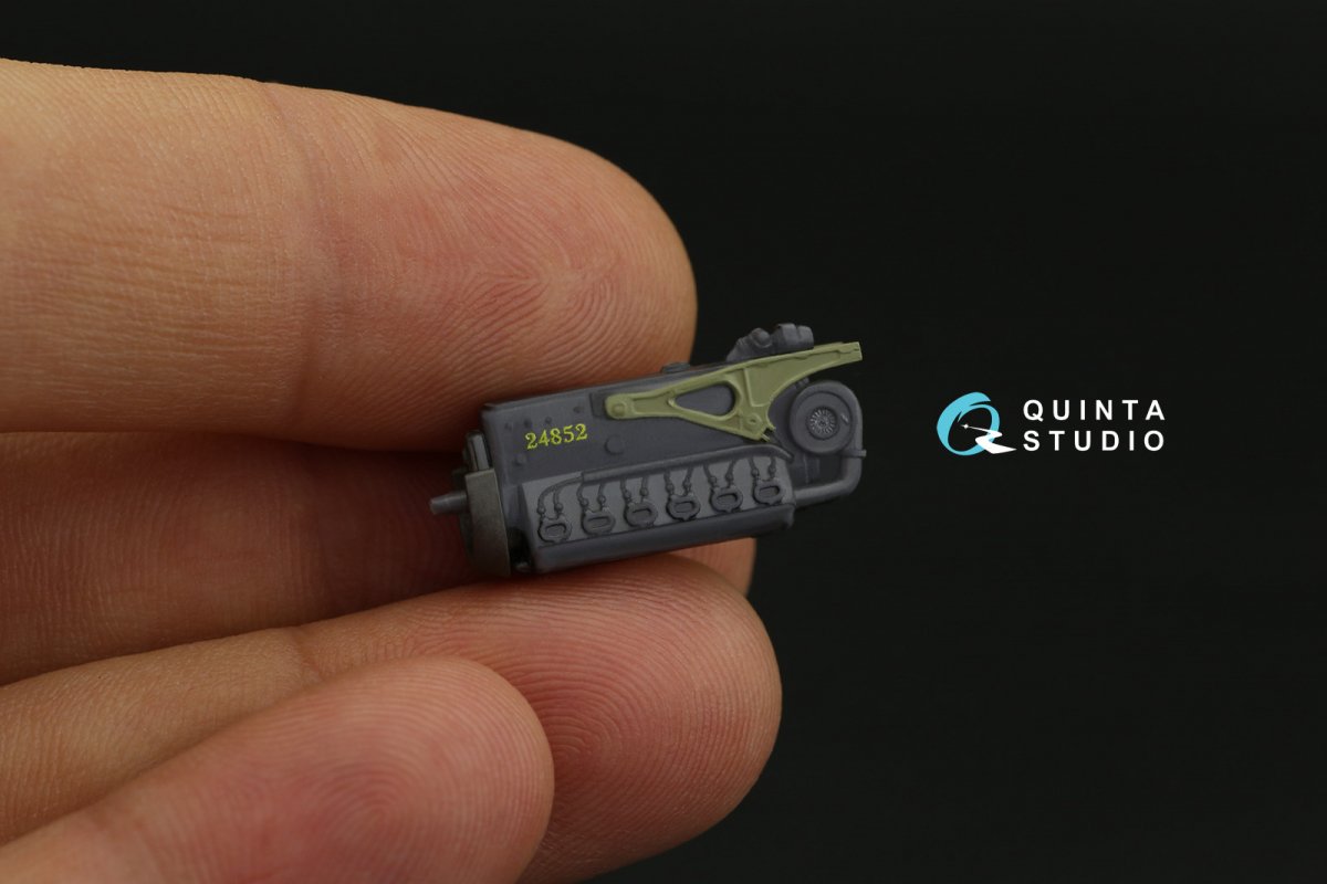 Quinta Studio QD72009 Bf 109E 3D-Printed &amp;amp; coloured Interior on decal paper (Special Hobby) 1/72 – immagine 7