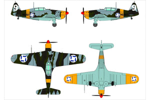 Dora Wings 48057 Morane-Saulnier MS.406.C1 - Finnish Aces 1/48 – imagen 3