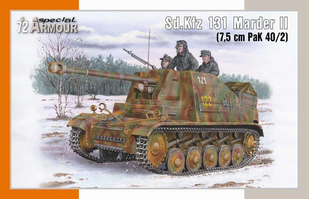 Armure spéciale 72020 Sd.Kfz 131 Marder II (7,5 cm PaK 40/2) 1/72