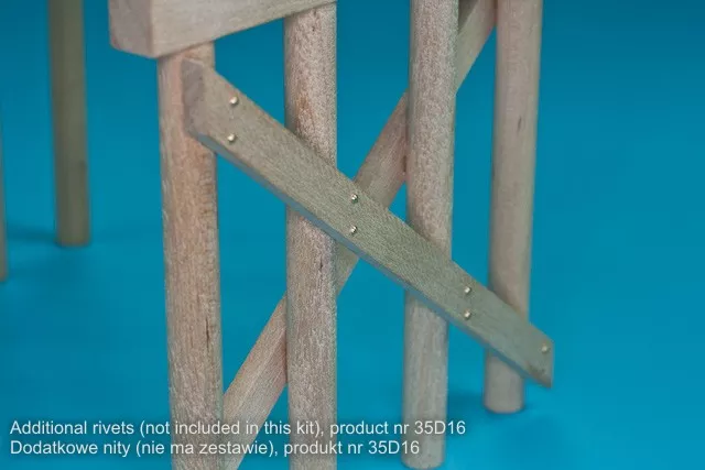 RB Model 35D15 WW II Wooden bridge Price for single module 1/35 – immagine 7