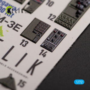 KELIK K72156 TBM-3E - interior 3D decals for Hobby 2000/Hasegawa kit 1/72 – imagen 5