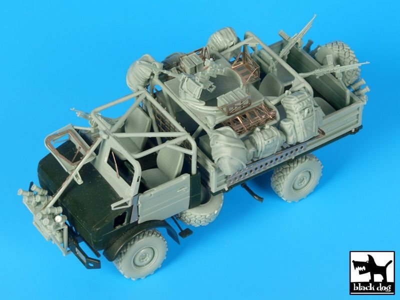 Black Dog T35182 Unimog Belgian special forces accessories set 1/35 – immagine 2