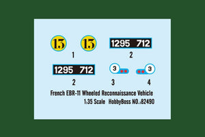 Hobby Boss 82490 French EBR-11 Wheeled Reconnaissance Vehicle 1/35 – imagen 4