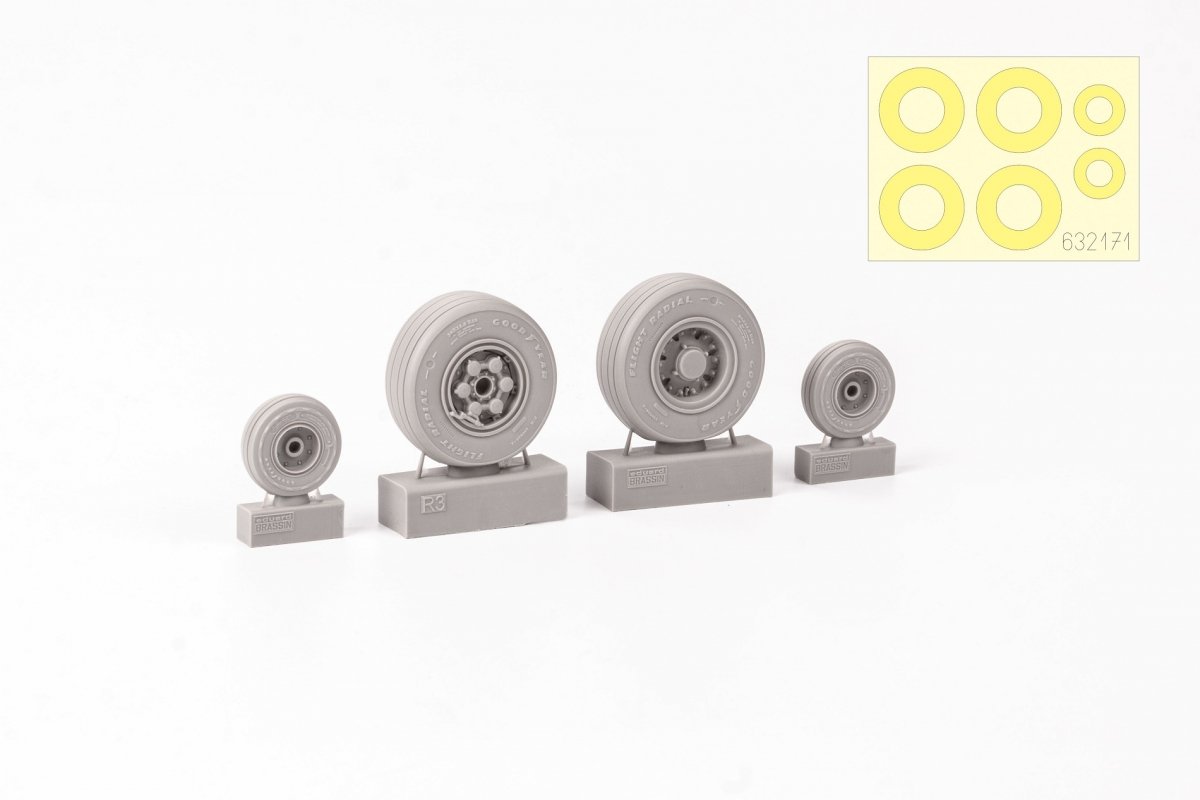 Eduard 632171 Tornado GR.4 wheels ITALERI 1/32 – zdjęcie 4
