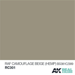 AK Interactive RC301 RAF CAMOUFLAGE BEIGE (HEMP) BS 381C/389 – 10ML – zdjęcie 2