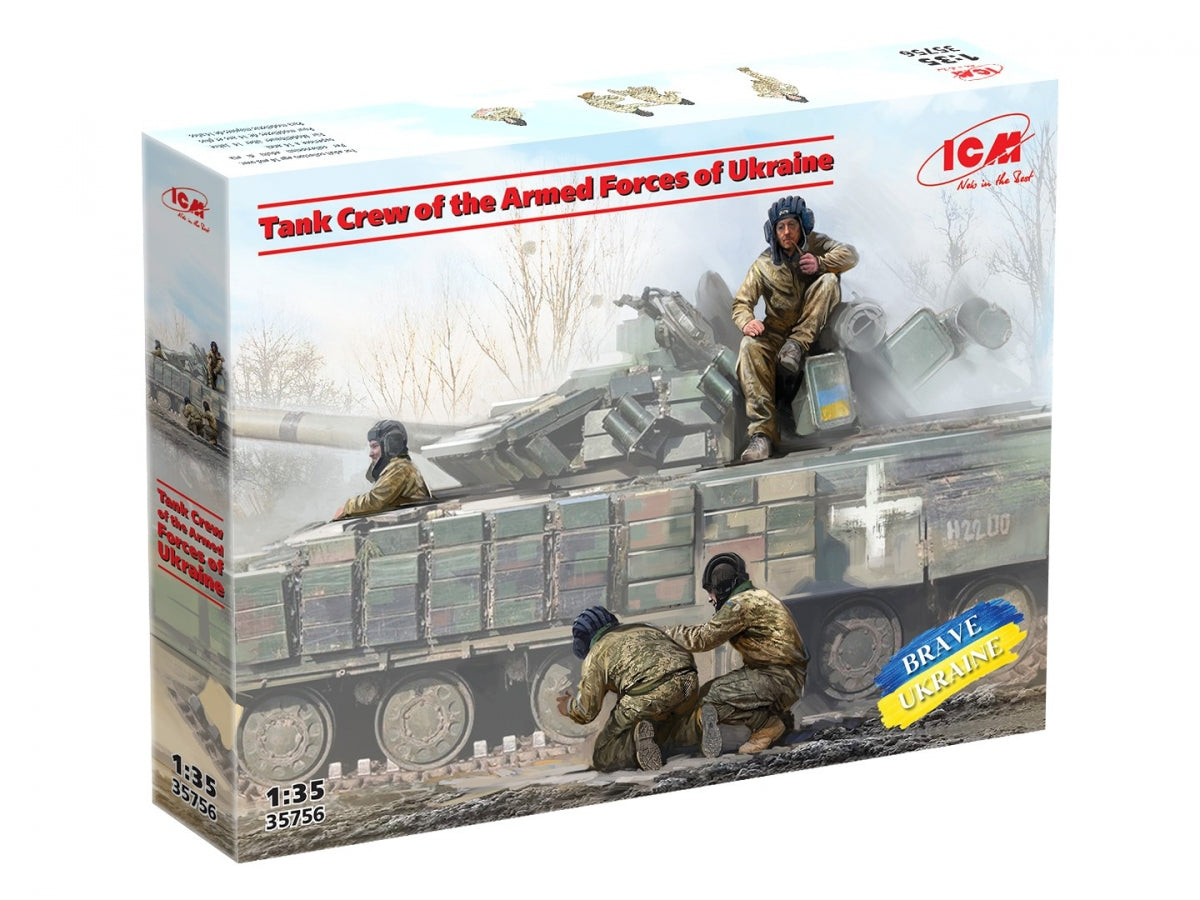 ICM 35756 Équipage de char des forces armées ukrainiennes 1/35