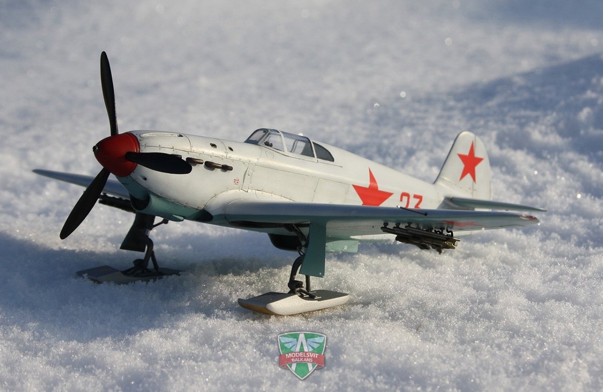 Modelsvit 4802 Yak-1 Soviet fighter on skis 1/48 – Bild 8