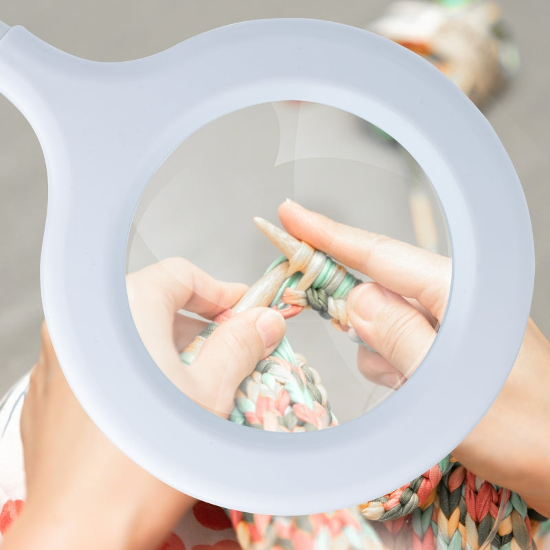 Lightcraft LC8080USB-EU Compact LED Desk Magnifier Lamp / Kompaktowa Biurkowa Lampka Powiększająca LED – imagen 4