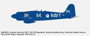 Airfix 06105A Hawker Sea Fury FB.11 1/48 – imagen 7
