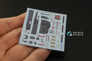 Quinta Studio QD32069 Me 262A 3D-Printed &amp;amp; coloured Interior on decal paper (Revell) 1/32 – imagen 9