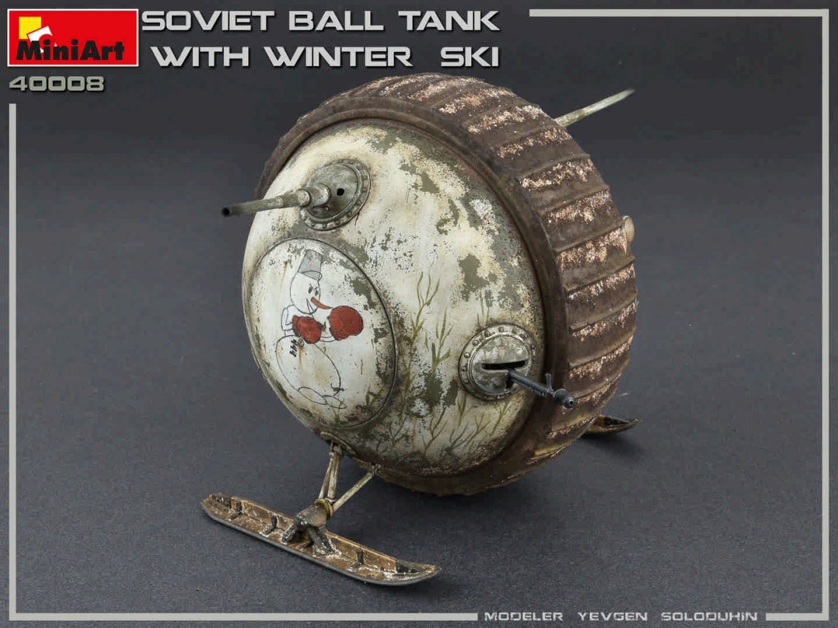 MiniArt 40008 SOVIET BALL TANK w/ WINTER SKI. INTERIOR KIT 1/35 – immagine 6