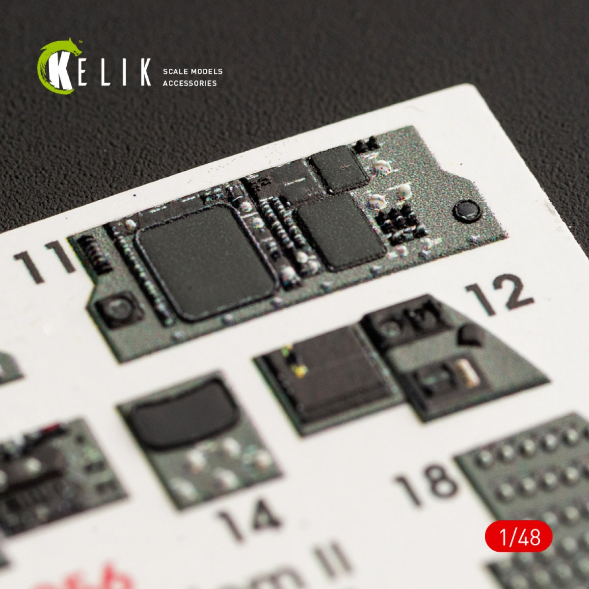 KELIK K48056 F-4G INTERIOR 3D DECALS FOR MENG KIT 1/48 – immagine 7