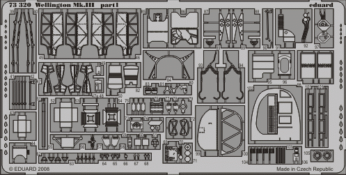 Eduard 73320 Wellington Mk. III S. A. 1/72 TRUMPETER – imagen 2