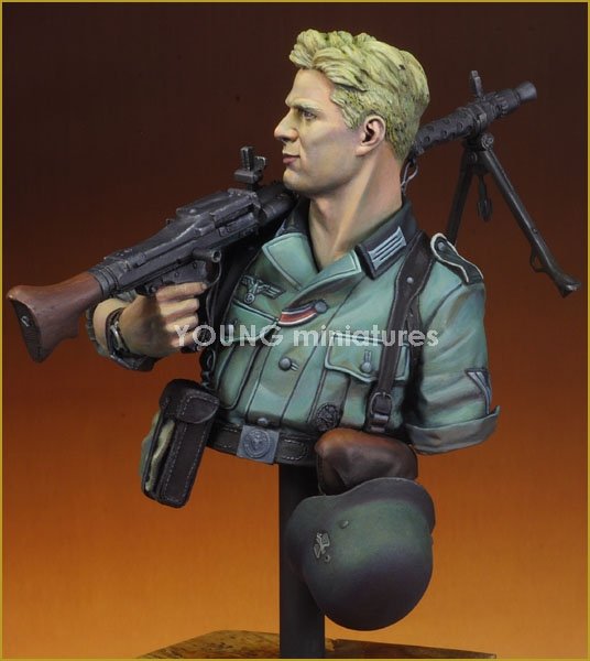 Young Miniatures YM1829 GERMANMG34 GUNNER 1941 1/10 – immagine 2