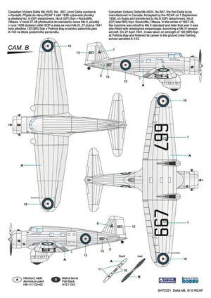 Maquette Special Hobby 72351 Delta Mk. II/III RCAF au 1/72 – image 2