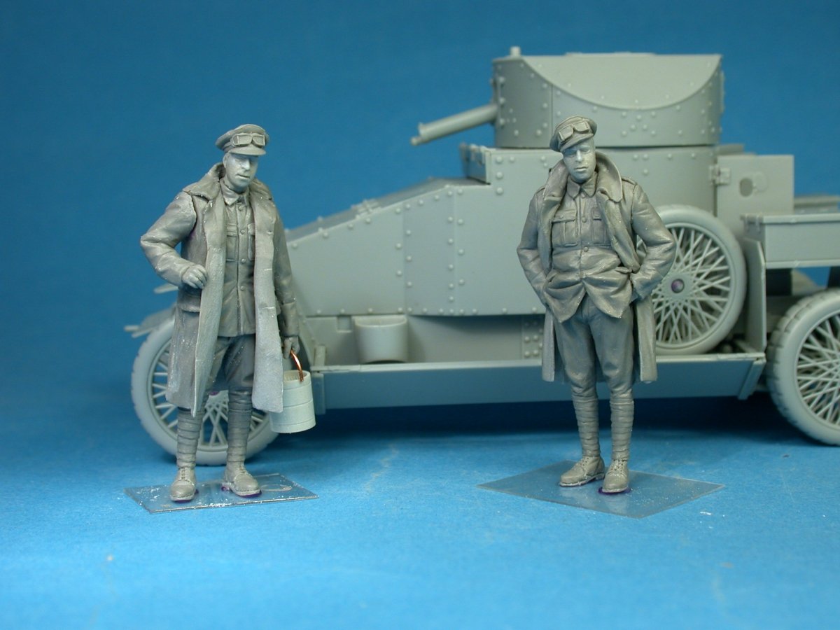 Copper State Models F35-008 Sous-officier de la division des véhicules blindés de la RNAS britannique, échelle 1/35 – image 2