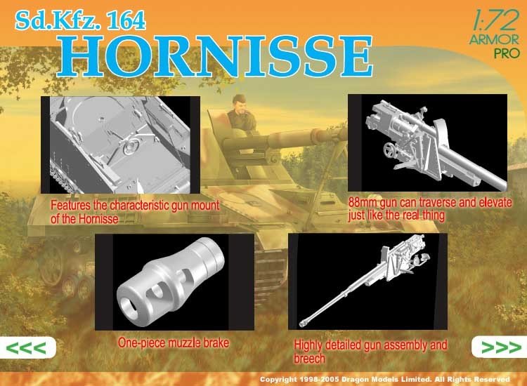 Dragon 7234 Sd.Kfz.164 Hornisse 1/72 – imagen 3