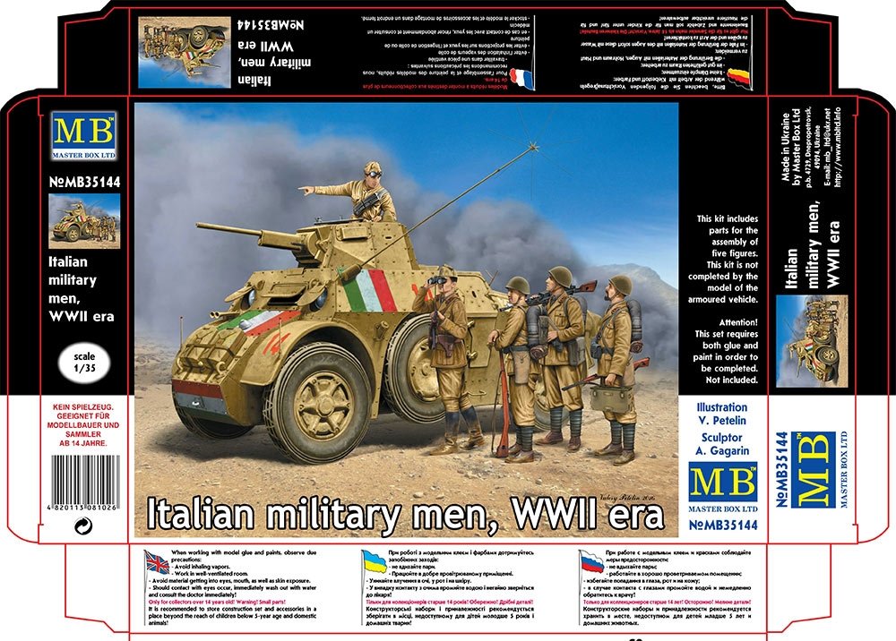 Master Box 35144 Italian Military men WWII 1/35 – imagen 6