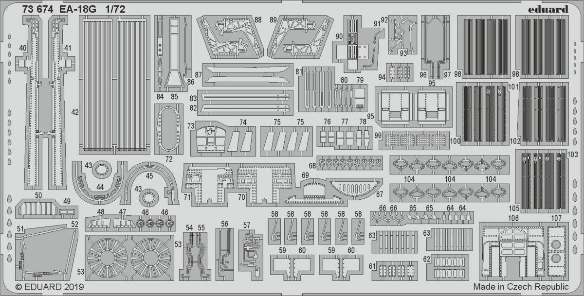 Eduard 73674 EA-18G HASEGAWA 1/72 – Bild 2