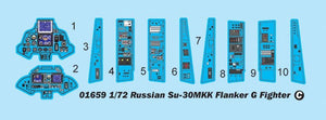 Trumpeter 01659 Russian Su-30MKK Flanker G 1/72 – imagen 20