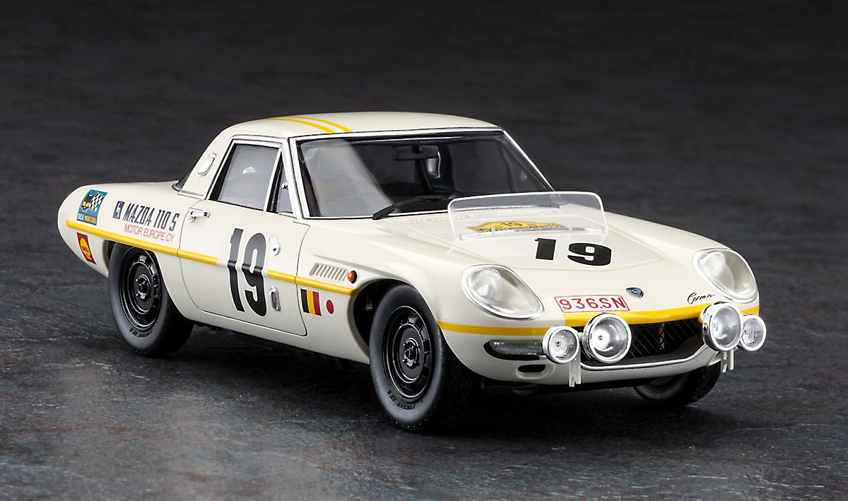 Hasegawa CH50 Collectors&amp;#39; Hi-Grade Series Mazda Cosmo Sport 1968 Marathon de la Route Super Detail 1/24 – imagen 5