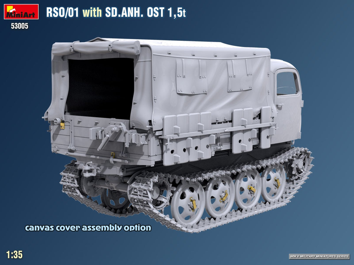 MiniArt 53005 RSO/01 with TRAILER SD.ANH. OST 1,5t 1/35 – immagine 7