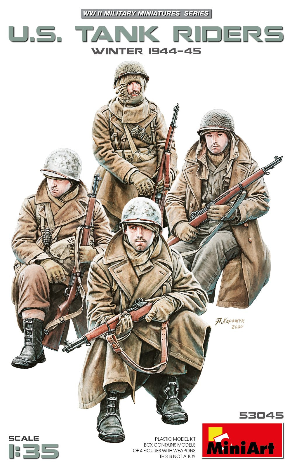 MiniArt 53045 US Tank Riders (Hiver 1944-45) 1/35