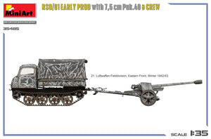 MiniArt 35485 RSO/01 Early Prod. with 7,5 cm Pak.40 &amp;amp; Crew 1/35 – Bild 6